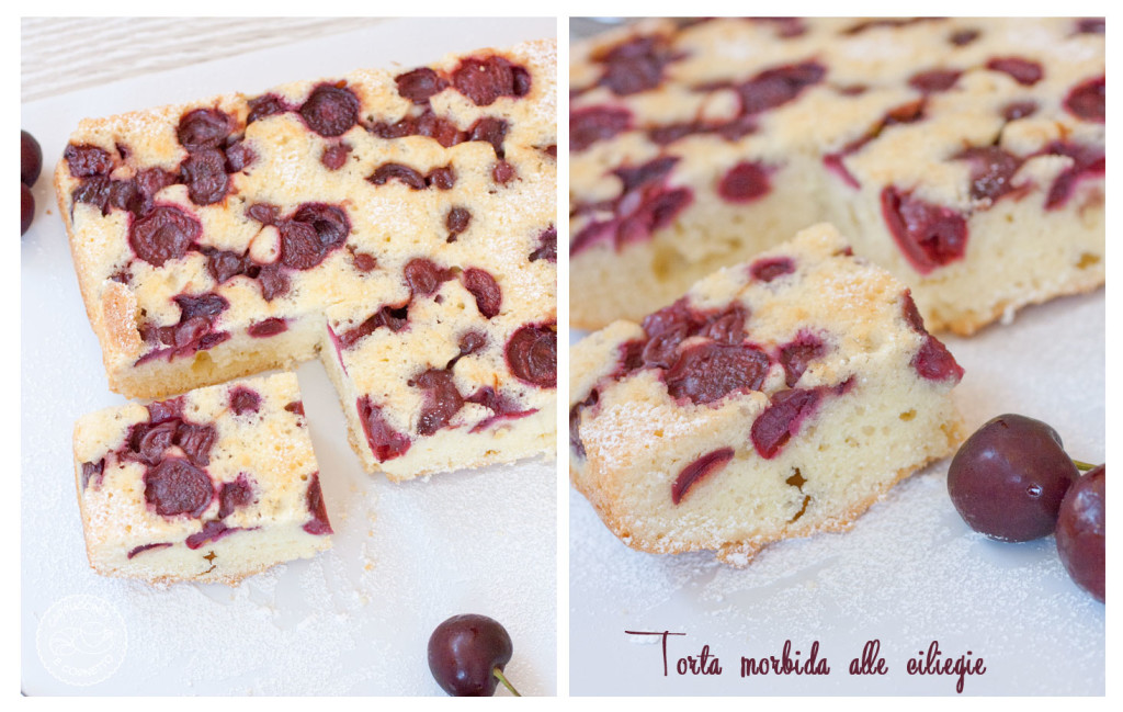 torta morbida alle ciliegie