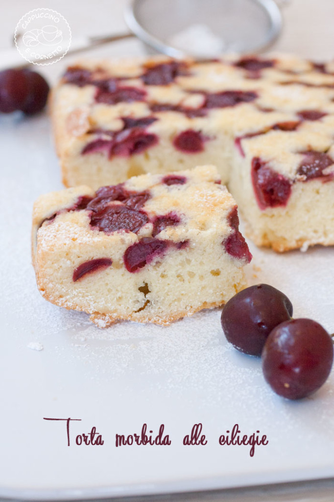 torta morbida alle ciliegie