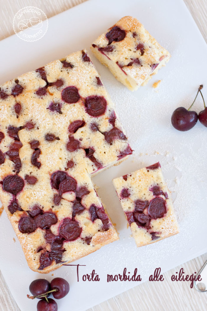 torta morbida alle ciliegie