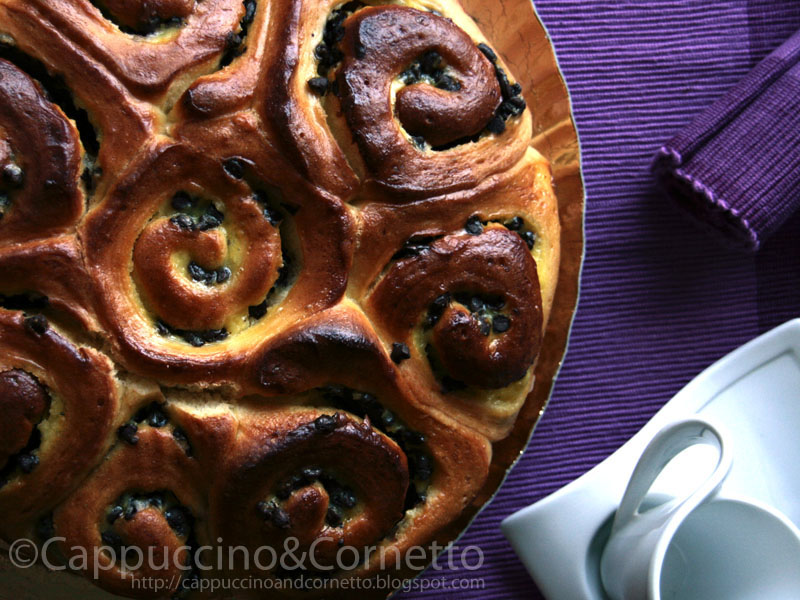 Brioche chinoise con gocciole di cioccolato