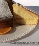 Torta con gelatina alle arance