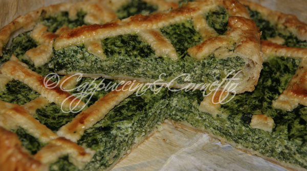 Crostata di ricotta e spinaci