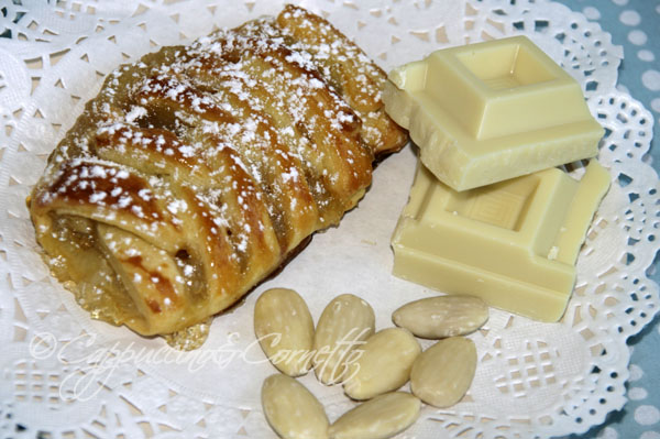 Treccine di sfoglia con ripieno dolcissimo