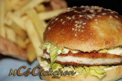 Mc Chicken menu maxi con coca-cola