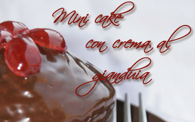Mini cake con crema al gianduia