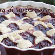Crostata di susine rosse