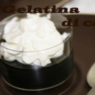 Perchè solo berlo…mangiamolo! Gelatina di caffè con panna