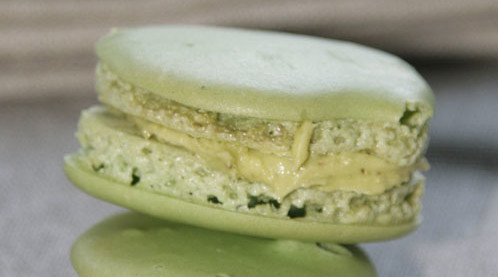Macaron al pistacchio
