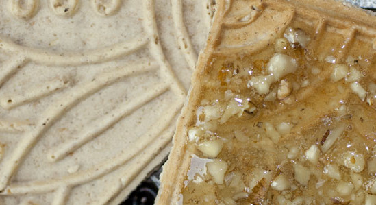 Ferratelle integrali con miele di acacia e noci