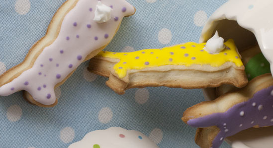 Easter bunny cookies….l’armata dei conigli colorati