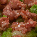 Pizza con salsiccia e broccoli
