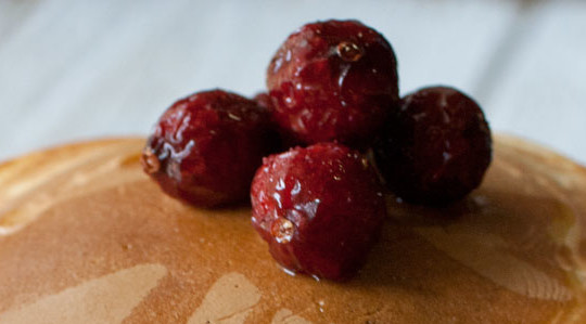 Cranberry pancakes