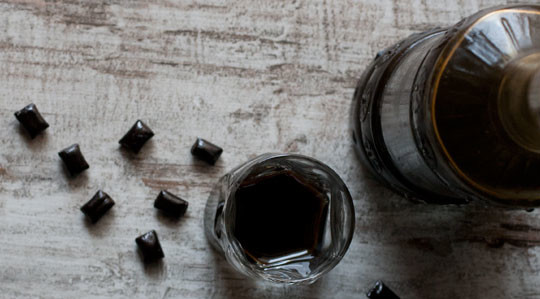 Anima nera,il liquore alla liquirizia