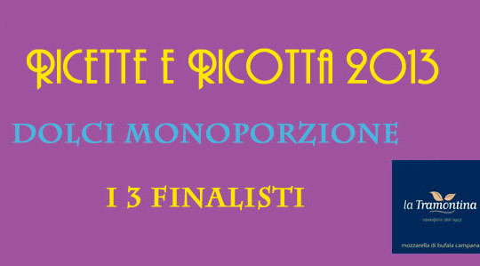 I primi finalisti: categoria dolci monoporzione