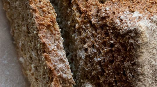 Soda Bread di farina di segale e integrale