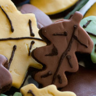 Biscotti di farina di castagne decorati