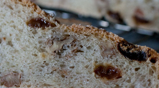 Pane multicereali con uvetta e noci