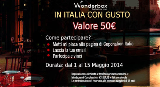 Il nuovo giveaway di CuponNation