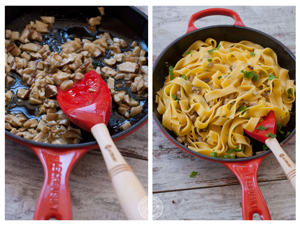 tagliatelle ai funghi porcini