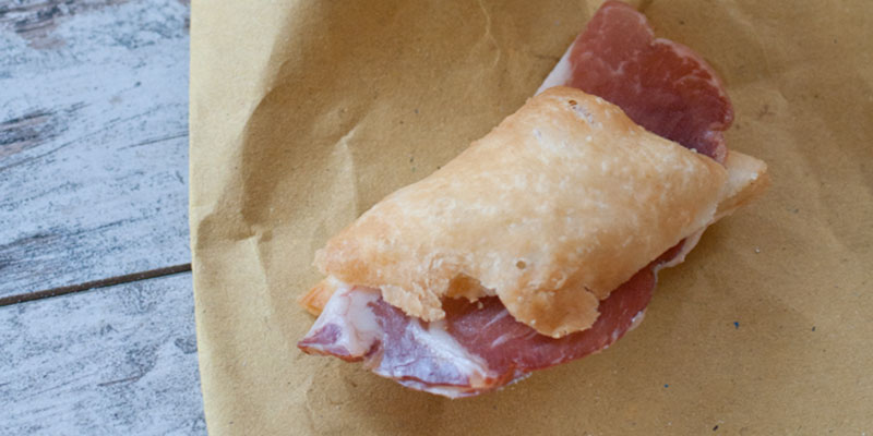 Gnocco fritto e coppa piacentina DOP