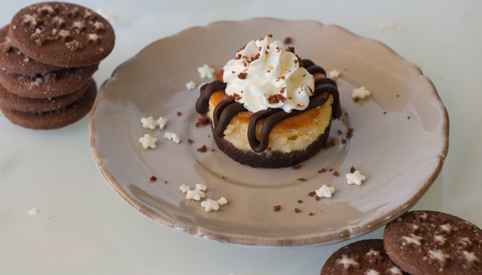 Mini cheesecake Pan di Stelle