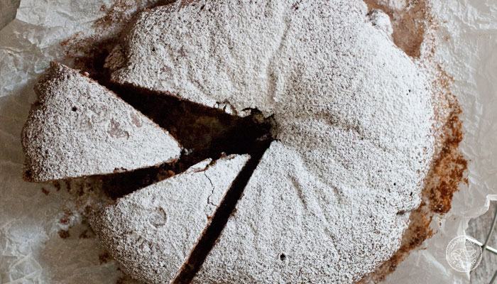 Torta al cioccolato e arance