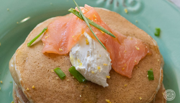 Pancakes alle patate con robiola e salmone affumicato;la ricetta de LA PROVA del CUOCO!