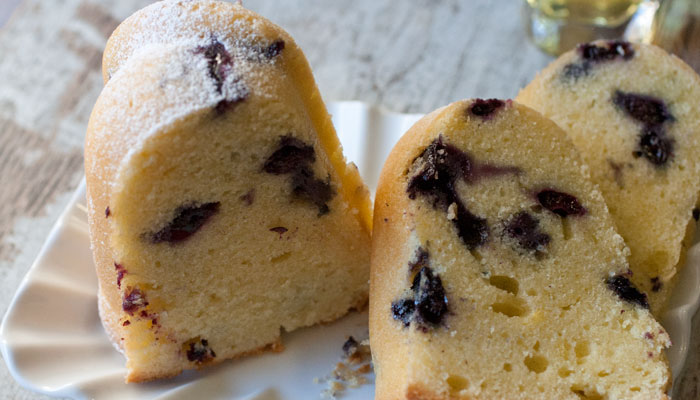Blueberry Lemon Bund Cake