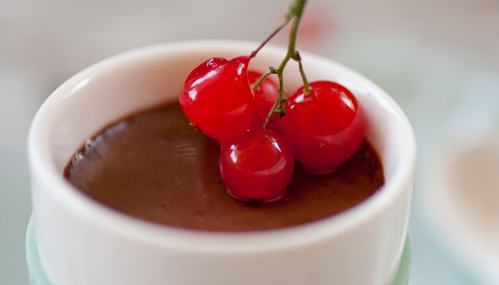 Panna cotta al caffè e cioccolato
