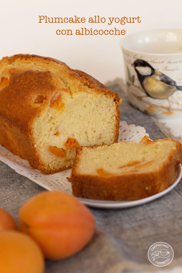 plumcake allo yogurt con albicocche