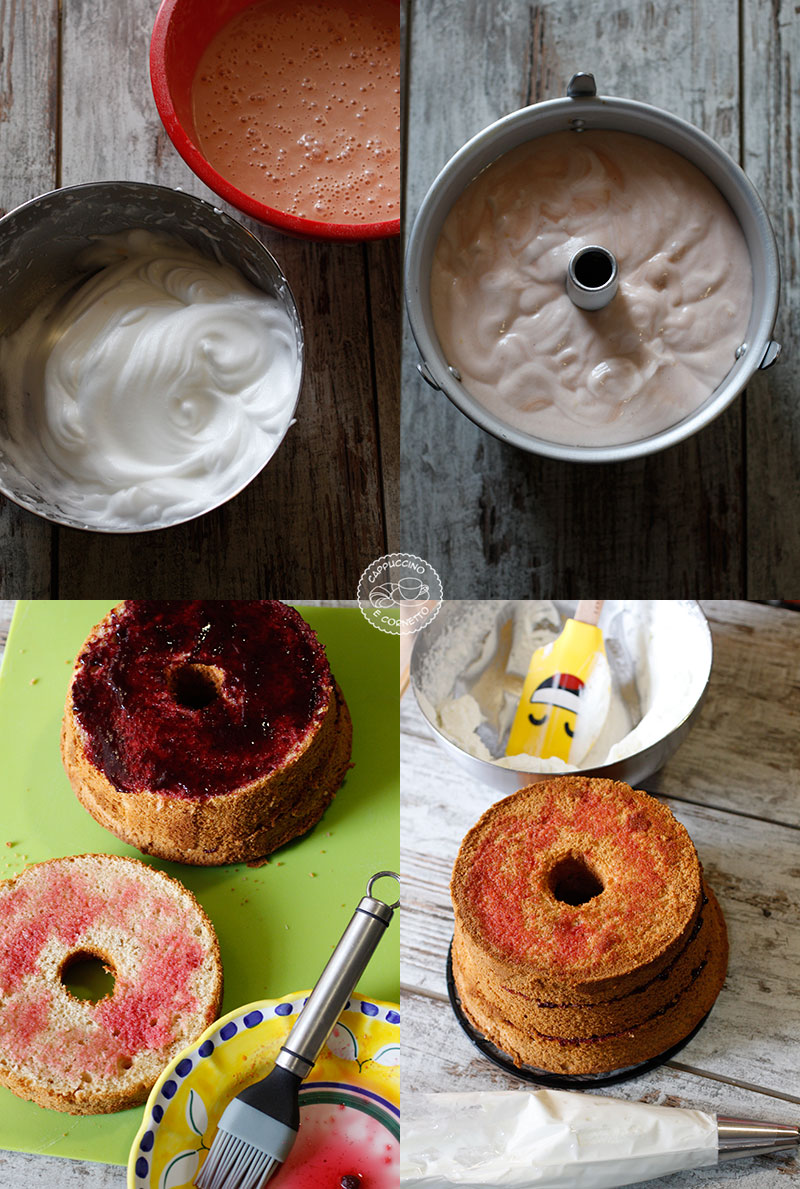 Fluffosa al fragolino -chiffon cake