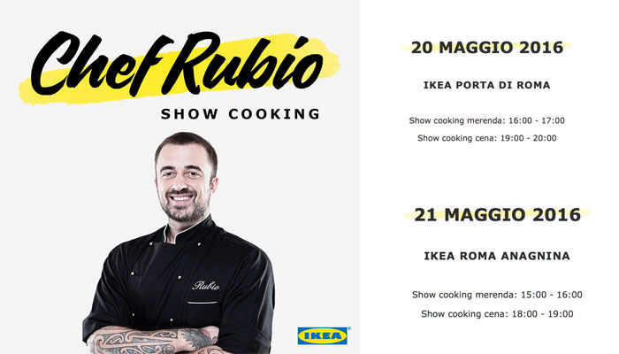 Ikea e Chef Rubio insieme per promuovere una vita più sostenibile