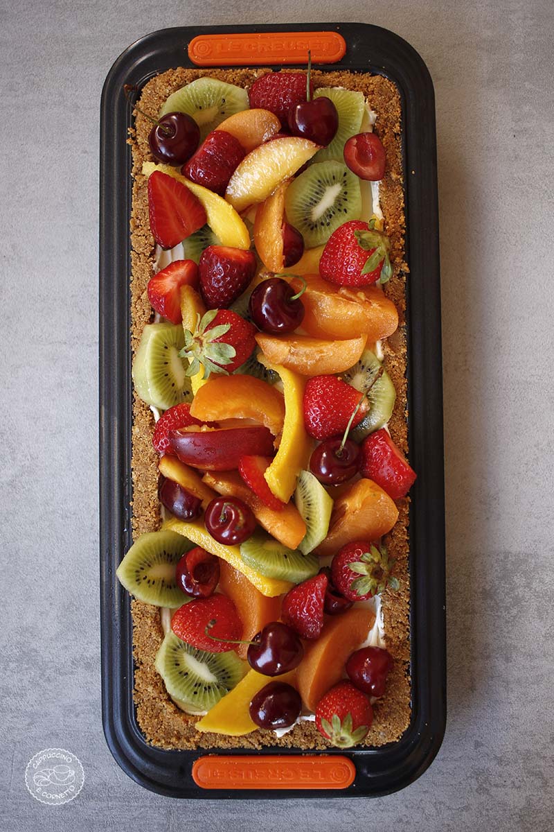 Crostata alla frutta senza cottura