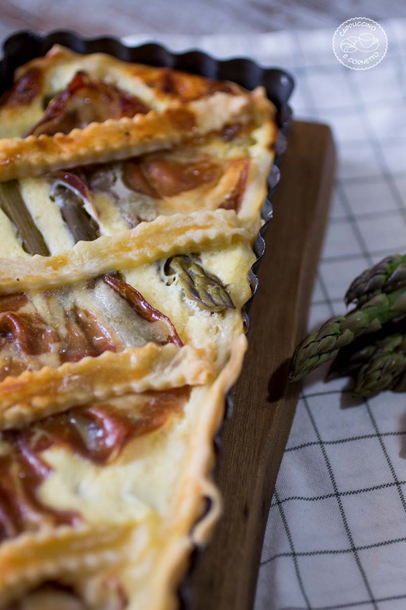 Torta rutstica asparagi-yogurt-coppa