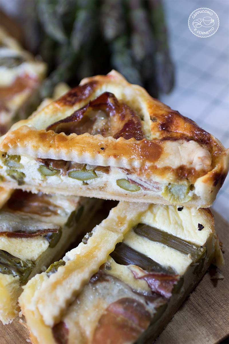 Torta rutstica asparagi-yogurt-coppa